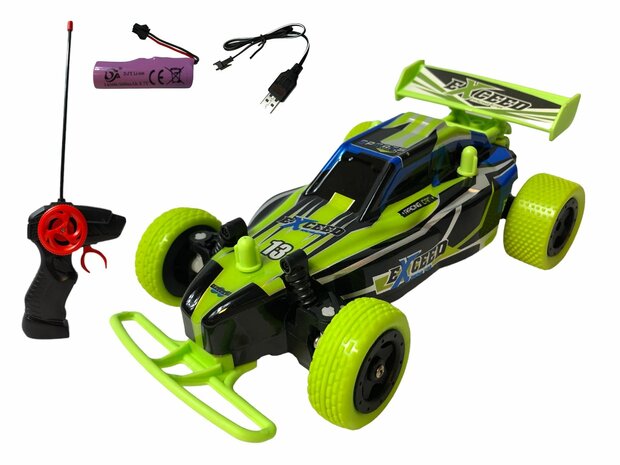 RC Buggy BRAVE- radio grafisch bestuurbare auto - 12km/u groen