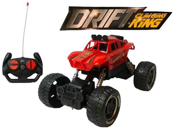 RC Auto DRIFT CLIMBING KING 1:16 - rood