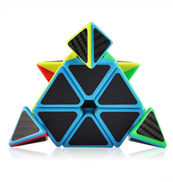 Pyraminx kubus - 9.5CM - breinbreker cube - piramide 
