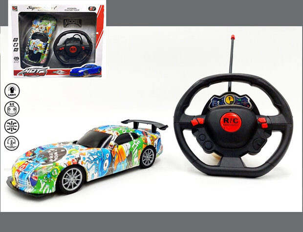 Radiografisch bestuurbare Race auto - Speelgoed RC auto - 1:20