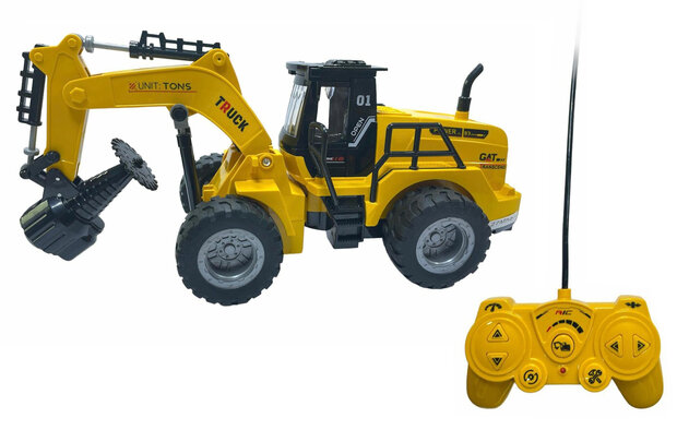 Speelgoed RC Voertuig met zaagblad - 1:50 - Radiografisch werkvoertuig