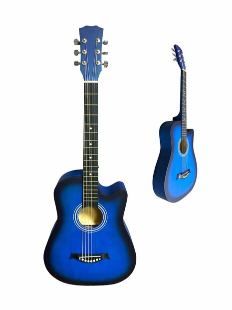 Western Gitaar - 6 snaren - Cutaway Akoestisch Guitar 38" - Hollow body