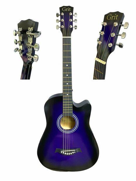 Western Gitaar - 6 snaren - Cutaway Akoestisch Guitar 38"
