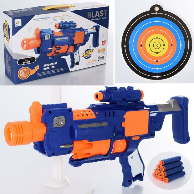 Super Blast - Speelgoed Elektrisch blaster - 20 x speciale zacht Elite darts