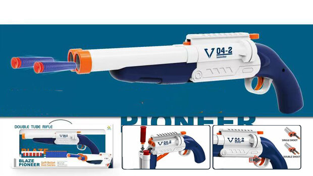 Plaze Pioneer - Elite darts - Blaster - zacht rubberen darts speelgoed - 42 cm