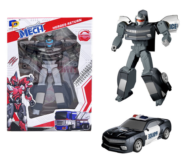 Transform Optimus Prime - Politie Deformation auto en robot - 2 in 1