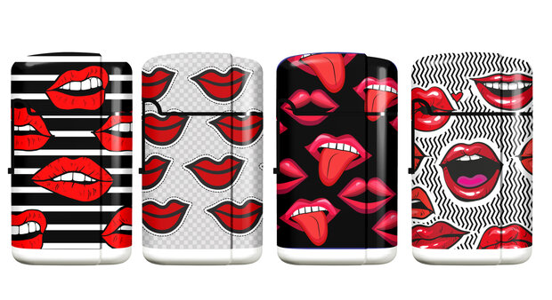 Jet Flame aanstekers  - turbo aansteker - 4 stuks - 360&deg; Kiss - soft touch