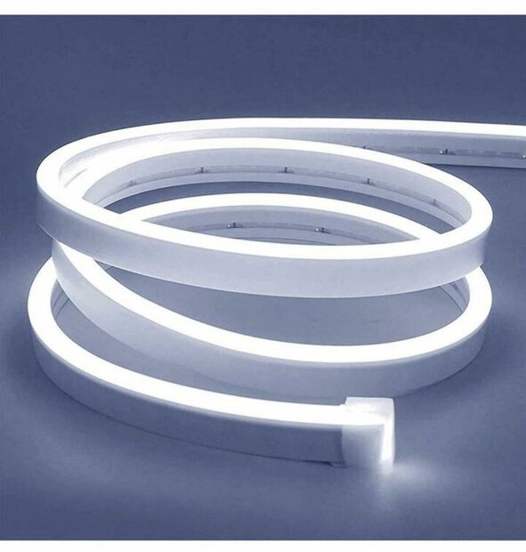 LED-neonlicht - 5m 12 mm (Kleur: neutraal wit)