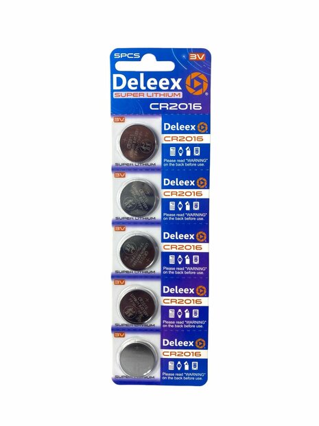  CR2016 3V Batterijen-  super - Lithium - Deleex