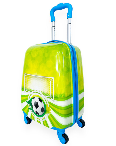 Kinder Koffer - Voetbal Print - Handbagage