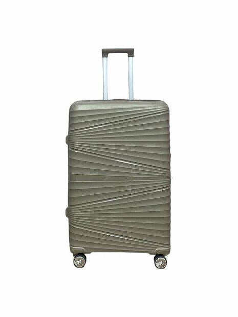 Groot koffer Mokka bruin 65cm - tot 28kg - 4 wielen 360 graden spinner