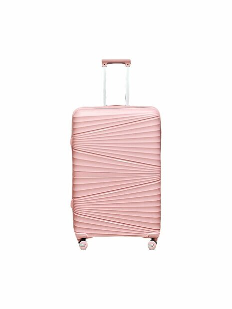 Groot koffer roze 65cm - tot 28kg - 4 spinner wielen