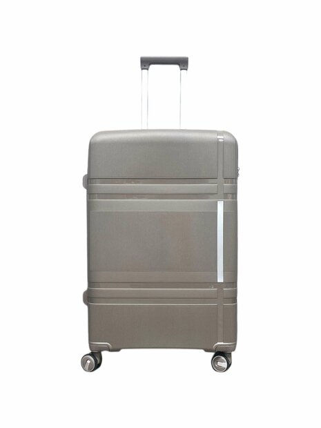 Groot koffer 65cm - tot 28kg - 4 wielen 360 graden spinner ( koffie ) -&nbsp;100% polypropyleen - editie 2025