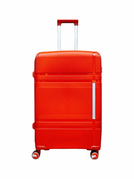 Large XL suitcase 75cm - up to 35kg - 4 wheels 360 degree spinner - Red -&nbsp;100% Polypropylene - 2025 Edition