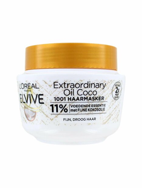 L'Or&eacute;al Paris Elvive Haarmasker Extraordinary Oil Fijne Kokosolie 300ml