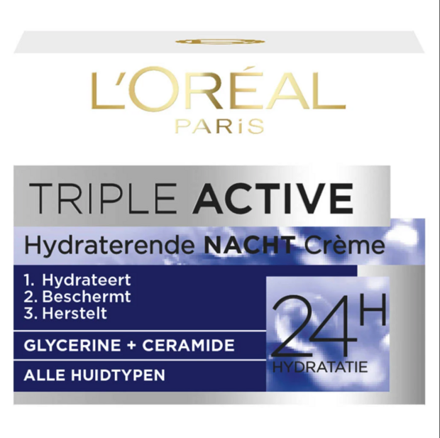 L'Or&eacute;al Paris Skin Expert Triple Active nachtcr&egrave;me 50 ml