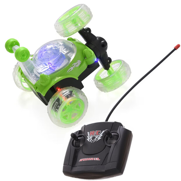 Rc Stunt car - Acrobatische afstand bestuurbaar auto met 360&ordm; draaiende wielen G