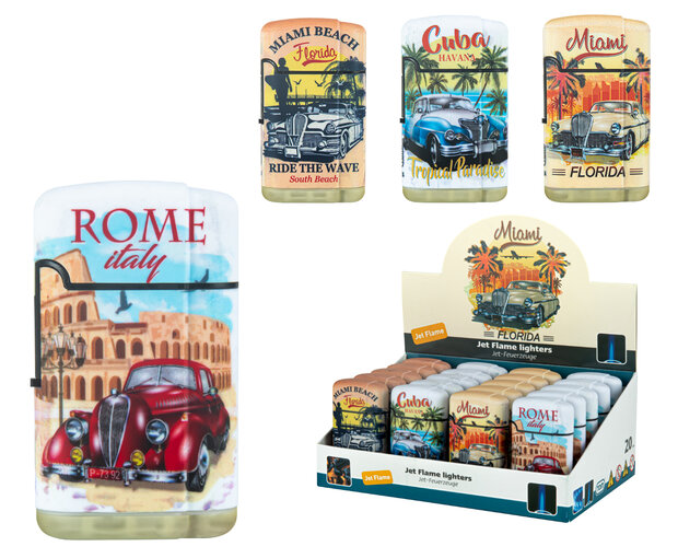 Turbo aanstekers - 20 stuks - Beach-Tour - jetflame wind aansteker