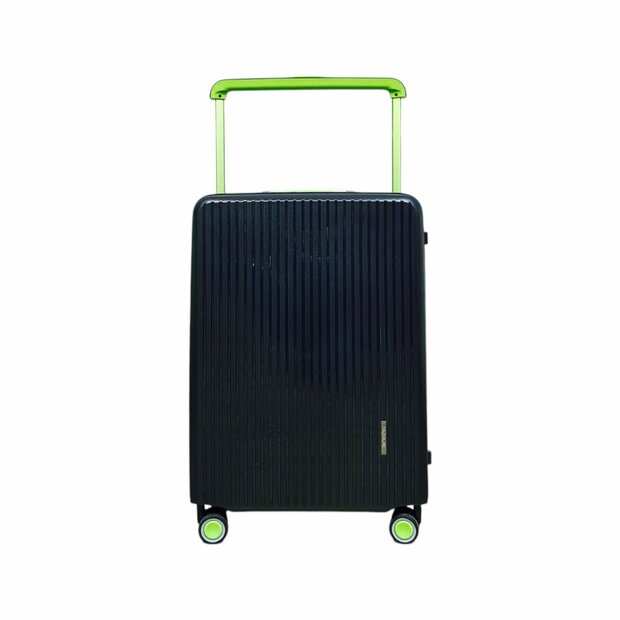 Bubule Hardcase koffer zwart extra groot  XL 76 cm - TSA Slot - brede handgreep