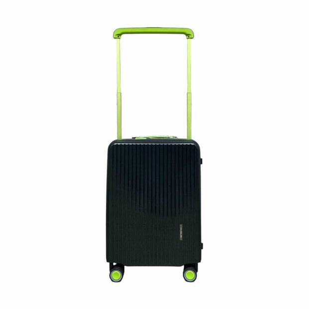 Hardcase suitcase Hand luggage black - 55 cm - TSA lock - wide handle Bubule