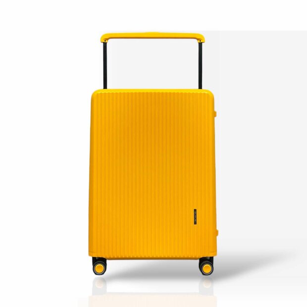 Bubule Hardcase koffers oranje extra groot  XL 76 cm - TSA Slot - brede handgreep