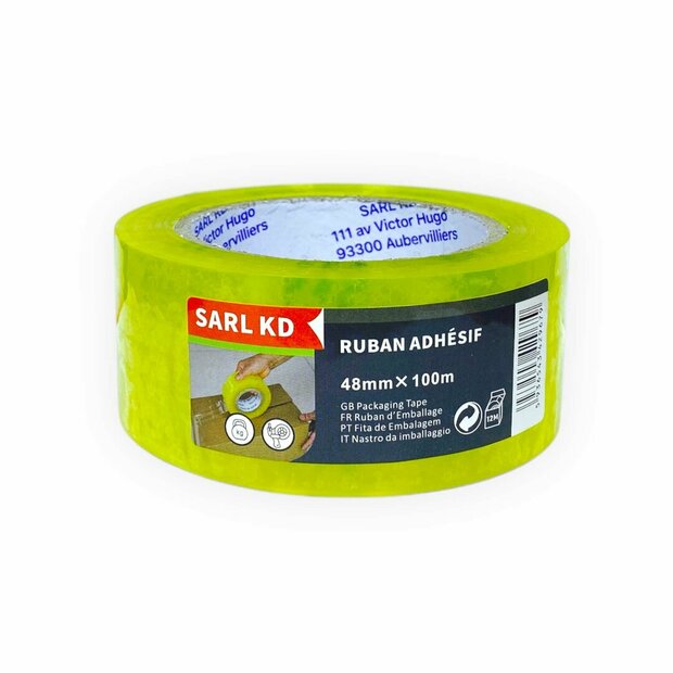 Premium Verpakkingstape Doorzichtig Ultra Sterk 48mm x 100m - Plakband - dozentape