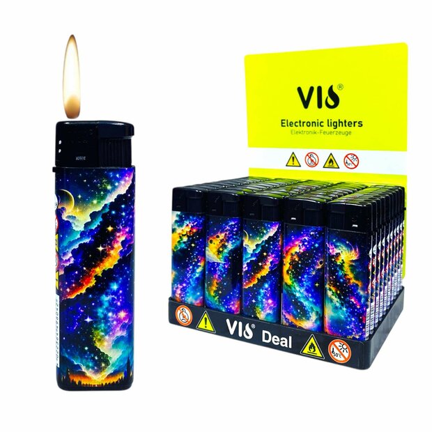 Klik aansteker tray 50 stuks navulbaarAansteker &ndash; 50 stuks Navulbare &amp; Verstelbare aanstekers universum