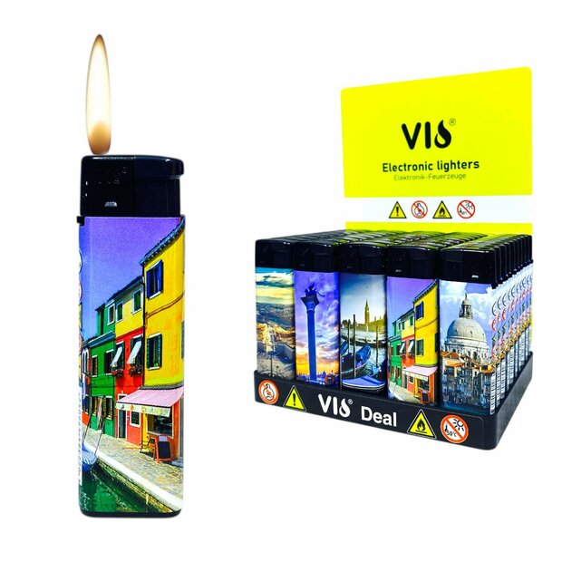 Aansteker &ndash; 50 stuks Navulbaar &amp; Verstelbaar aanstekers mooi monument