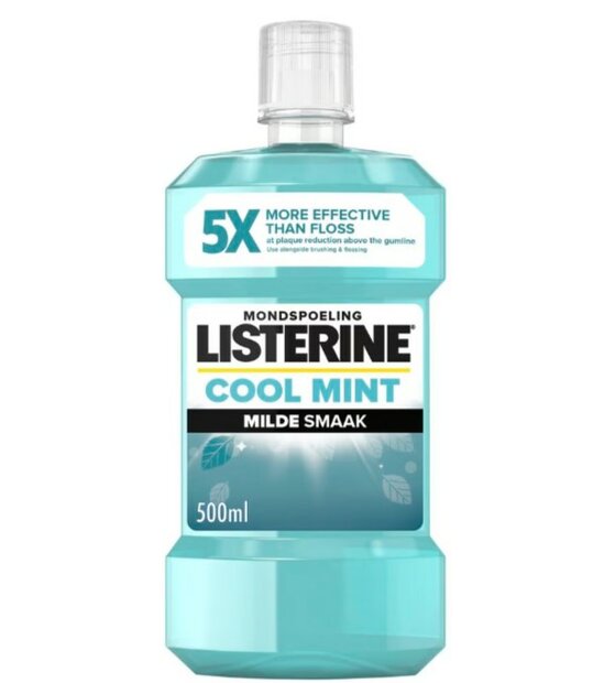 Listerine Cool Mint Mild Smaak Mondwater 500ML