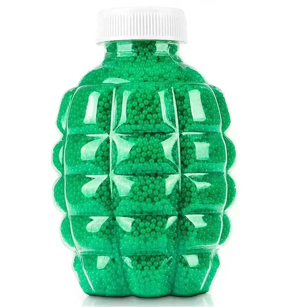Gel balletjes turquoise kleur - grote fles 50.000 stuks - 210 gram - Gelblaster ballen - 7-8mm