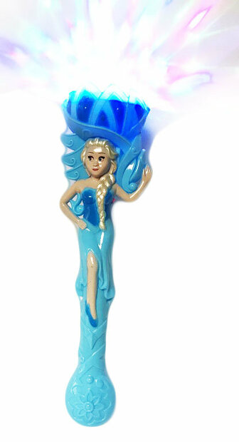 Prinsessenstaf - toverstaf met muziek en lichtjes - flash stick 37CM
