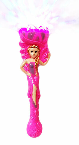 Prinsessenstaf - toverstaf met muziek en lichtjes - flash stick 37CM