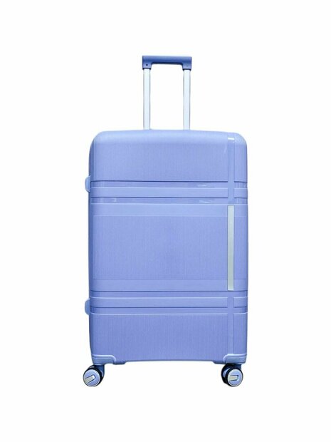 Koffer - Saffier Blauw - Siliconen/Polypropyleen - 65 x 44 x 26 cm