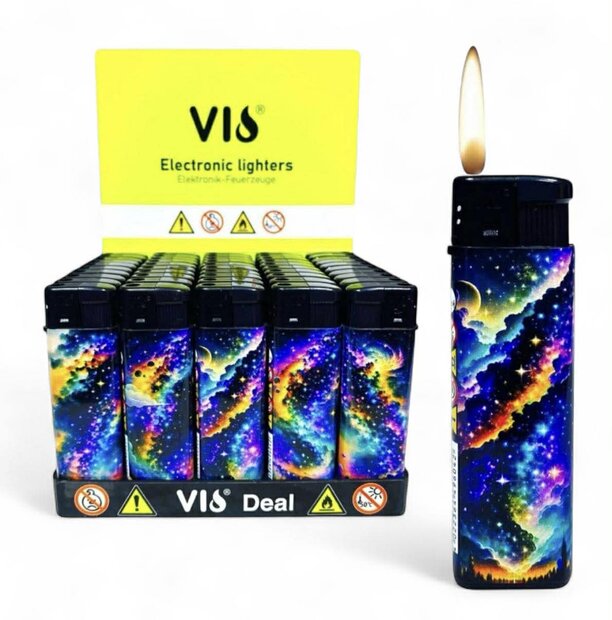 Klik aansteker tray 50 stuks navulbaarAansteker &ndash; 50 stuks Navulbare &amp; Verstelbare aanstekers universum