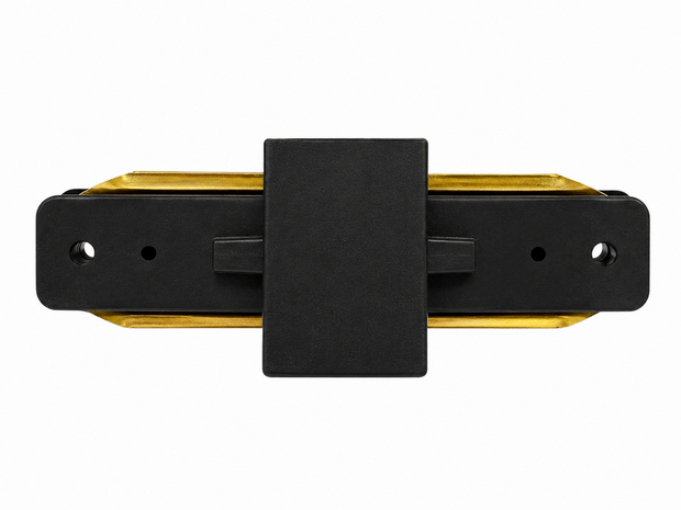 Rails Connector voor LED Lampen 1-FASE - Zwart I-Vorm