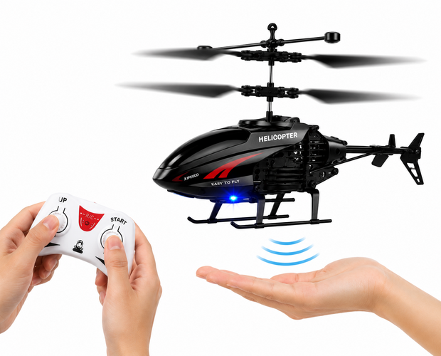 RC Helicopter - met Hand en Afstandsbediening Bestuurbaar 
