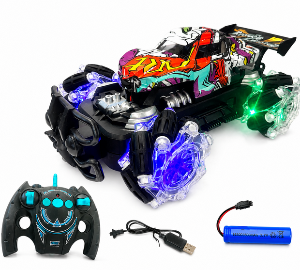 RC Auto - STUNT CROSS CAR - Rc monster car - 2.4GHz 1:18