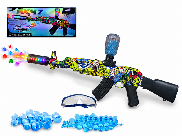 Shooting Elite blaster - Luminous Silencer - Led Light - compleet set - Oplaadbaar - 74CM