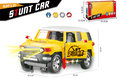 Stunt auto speelgoed - Super Max - Hummer met acrobatisch beweging -Led licht en geluid (20CM)