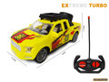 Rc Extreme Turbo race auto geel 1:20 - radiografisch bestuurbare auto - 19 CM