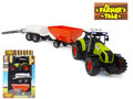 Tractor 2in1 work vehicle toy - with sound and light - tank and loading platform -45CM