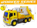 Vrachtwagen met laadbak-kiepbak - lichtjes en geluid -  werkvoertuig Workers Series (26cm) 