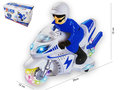 Police motorcycle with LED flash light and police sounds - Police Motorcycle 25CM