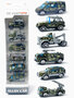 Mini militaire voertuigen set 6 stuks - model auto's Die Cast - mini alloy Army voertuigen mix set