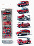 Mini brandweer wagens set 6 stuks - model auto&#039;s Die Cast - mini alloy fire truck voertuigen mix set