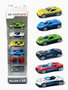 Mini sport auto&#039;s set 6 stuks - model auto&#039;s Die Cast - mini alloy Fast Cars voertuigen mix set
