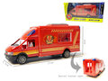 Brandweerwagen - Speelgoed brandweerauto - pull-back drive - 17 CM