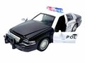 WGT car - Politie model auto - Die cast - Pull-back drive