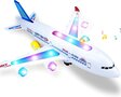 Airbus speelgoed vliegtuig met geluid en lichtjes- kan rijden - 30.5CM