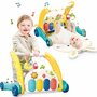 Baby loopwagen - baby mat - baby rek - set 2in1 